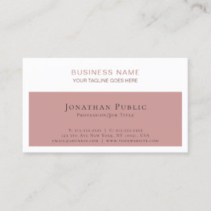 Sophisticated Professional Modern Corporate Business Card