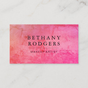 Sophisticated Red Orange Grunge Blend Business Card