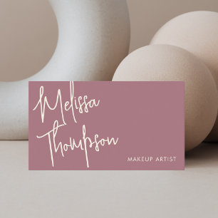 Sophisticated Script Signature Minimal Business Card