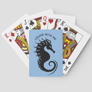 Sophisticated Sea Horse Cruise Vacation Cards
