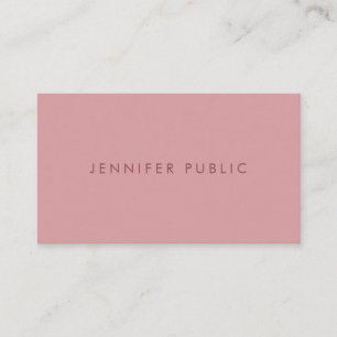 Sophisticated Simple Template Trend Colours Modern Business Card