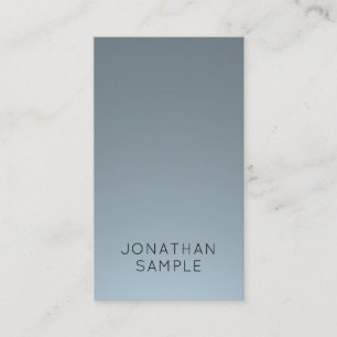 Sophisticated Simple Vertical Design Modern Plain Business Card