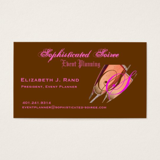Sophisticated Soiree Business Card