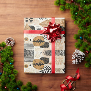 Sophisticated Souful Holiday Elegance Wrapping Paper