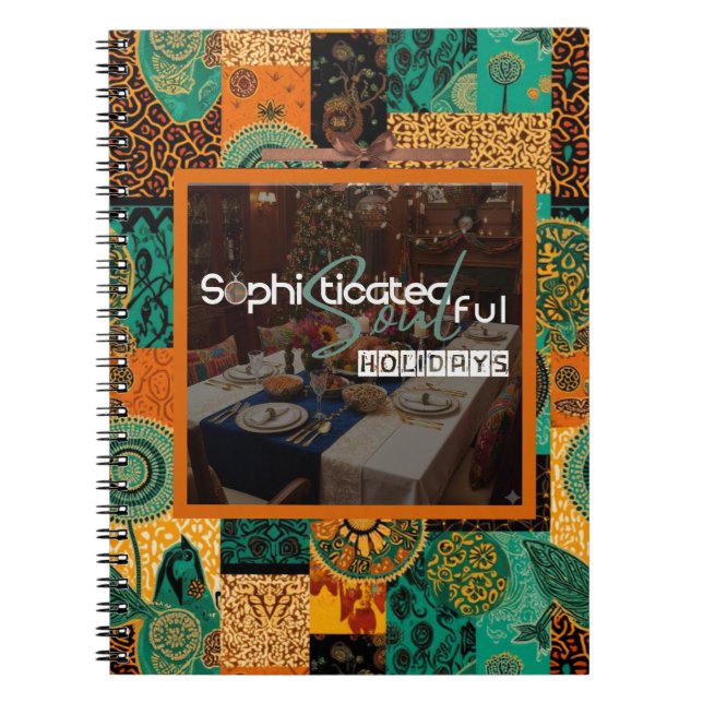 Sophisticated Soulful Holidays Notebook (Front)