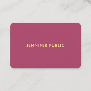 Sophisticated Template Professional Trendy Luxury Business Card