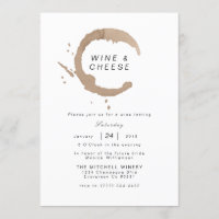 Sophisticated Wine & Cheese | Invite