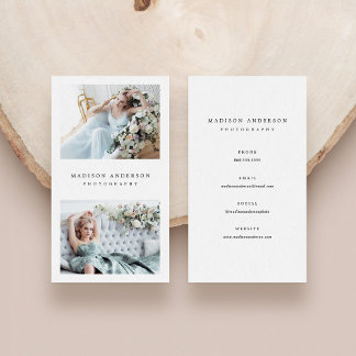 Sophistication | Photography Business Cards