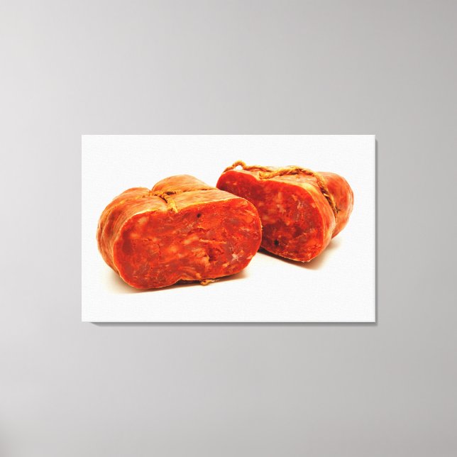 Soppressata di Calabria Canvas Print (Front)