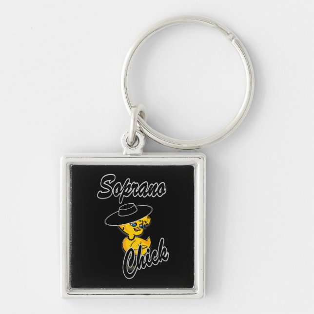 Soprano Chick #4 Key Ring (Front)
