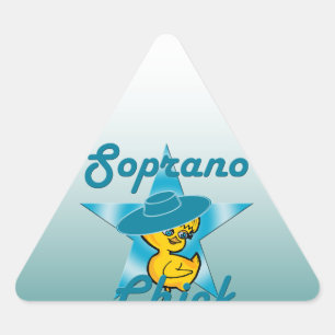 Soprano Chick #7 Triangle Sticker