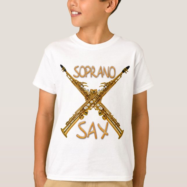 Soprano Sax T-Shirt (Front)