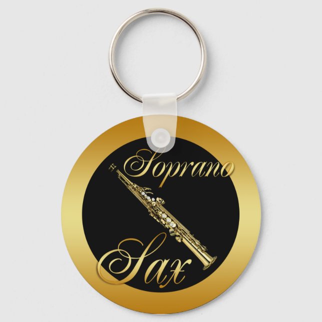 SOPRANO SAXOPHONE KEY RING (Front)