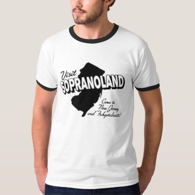 Sopranoland, New Jersey T-Shirt (Front)