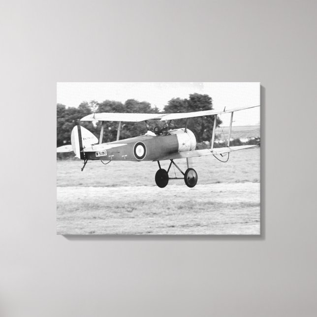 Sopwith Aircraft Taking Off Canvas Print (Front)