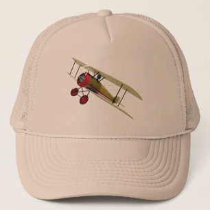 Sopwith Camel and Pilot Trucker Hat