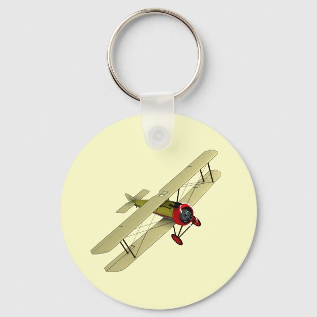 Sopwith Camel Biplane Key Ring (Front)