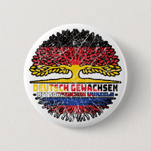 Sorben Sorbisch Deutsch Germany Baum Root 6 Cm Round Badge