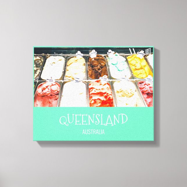 Sorbet ice-cream Queensland Australia travel print (Front)