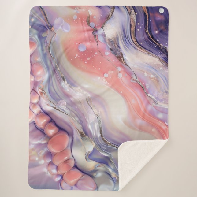 Sorbet  sherpa blanket (Front)