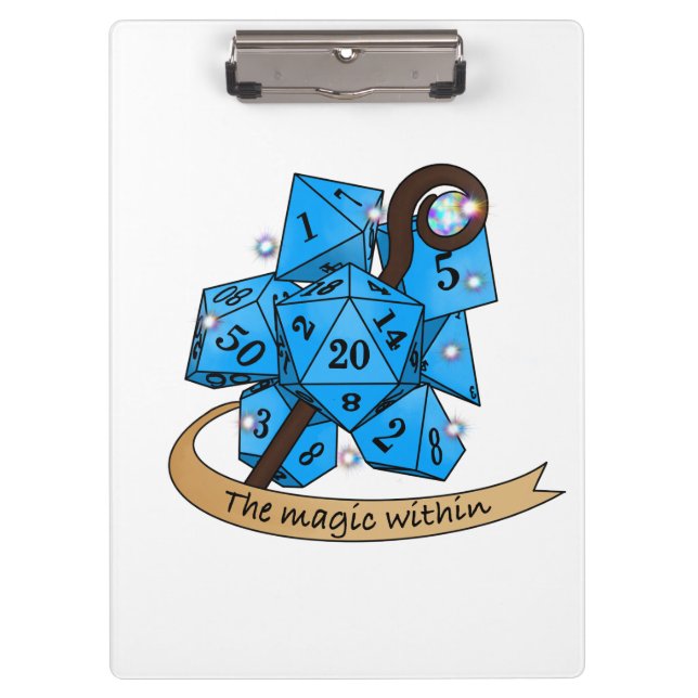 Sorcerer Dice Design Clipboard (Front)