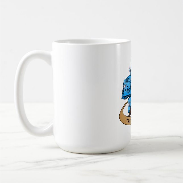 Sorcerer Dice Design Coffee Mug (Left)