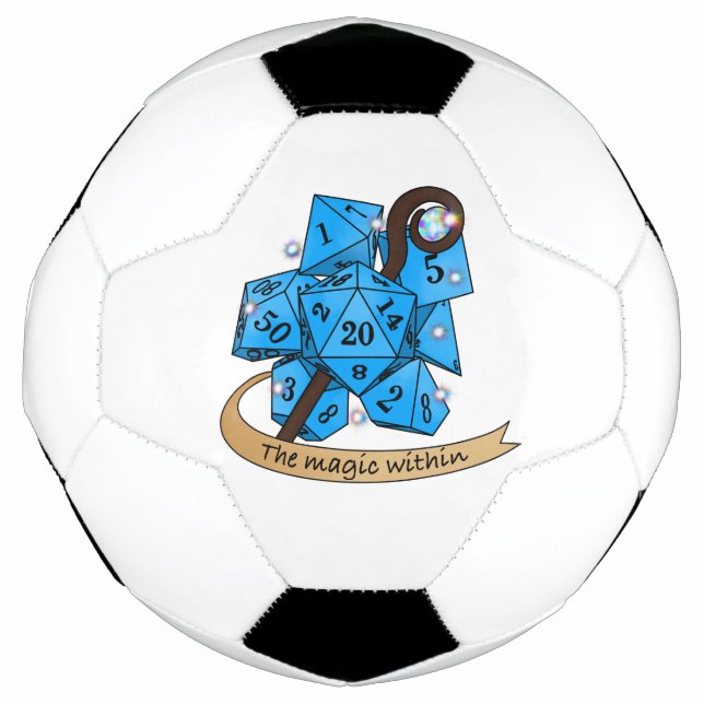 Sorcerer Dice Design Football (Front)