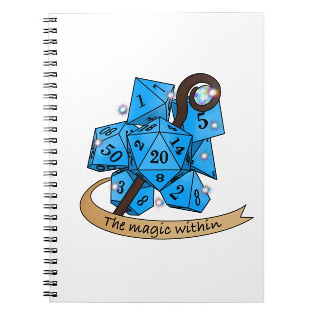 Sorcerer Dice Design Notebook (Front)