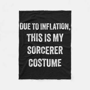 Sorcerer Halloween Costume Fleece Blanket