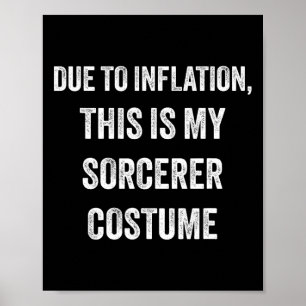 Sorcerer Halloween Costume Poster