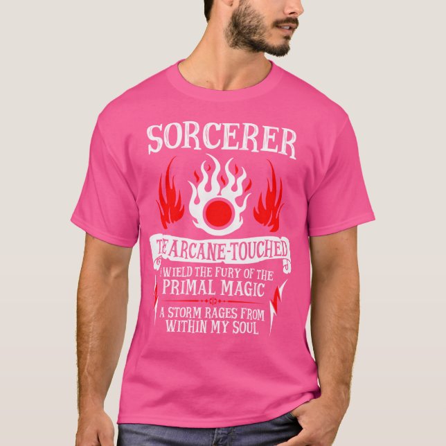 Sorcerer The Arcane-Touched - Dungeons  Dragons (W T-Shirt (Front)