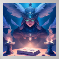 Sorceress Getting Ready To Cast Spell