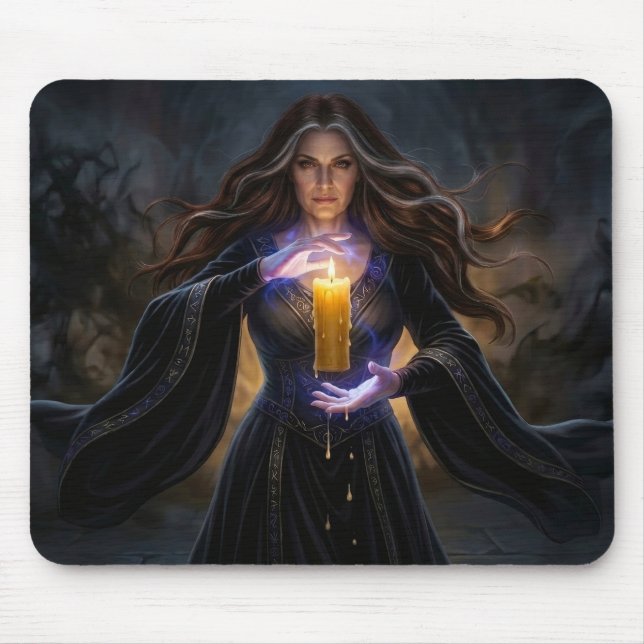 Sorceress of the Arcane Candle Mouse Mat (Front)