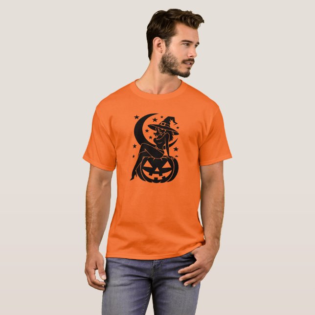 Sorcière d'Halloween T-Shirt (Front Full)