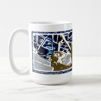 "Sore Afraid Silver I" Christmas Card Mug