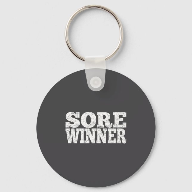 Sore Winner Funny Gym Quote Workout Exercise And F Key Ring (Front)
