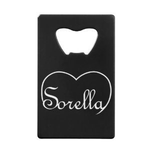 Sorella Italian Sister heart white