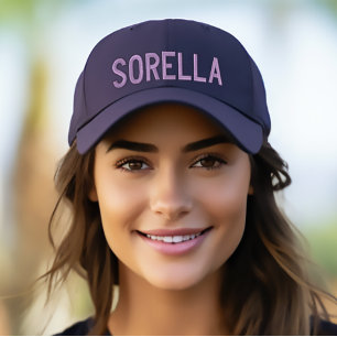 Sorella (Sister) Personalised Embroidered Hat