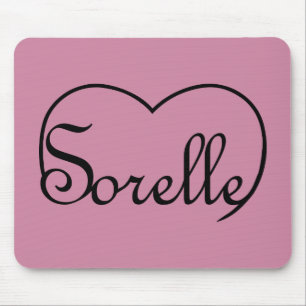 Sorelle Italian Sisters heart Mouse Mat