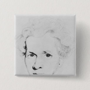 Soren Aabye Kierkegaard 15 Cm Square Badge