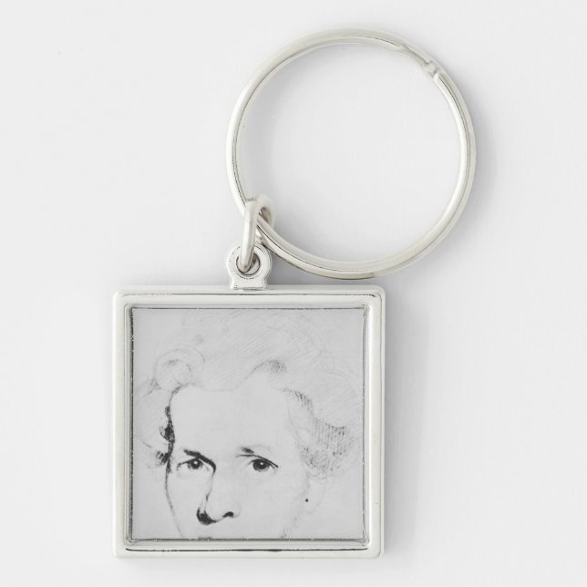 Soren Aabye Kierkegaard Key Ring (Front)