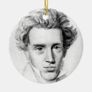 "SOREN KIERKEGAARD" CERAMIC TREE DECORATION