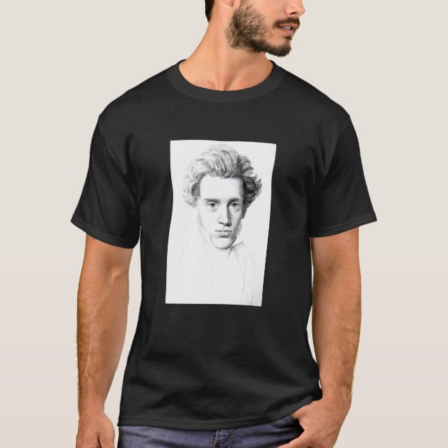 Soren Kierkegaard Existential Philosophy Philosoph T-Shirt (Front)