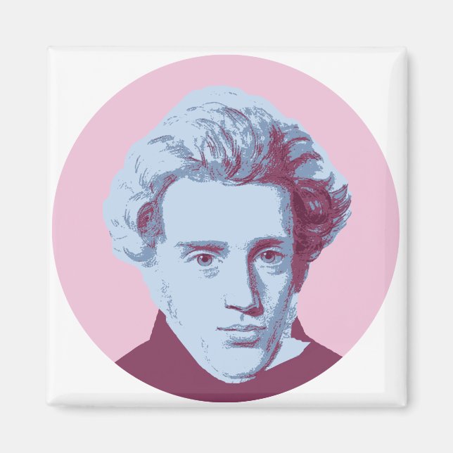 Soren Kierkegaard Magnet (Front)