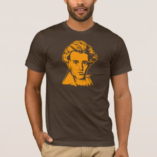 Soren Kierkegaard philosophy existentialist portra T-Shirt