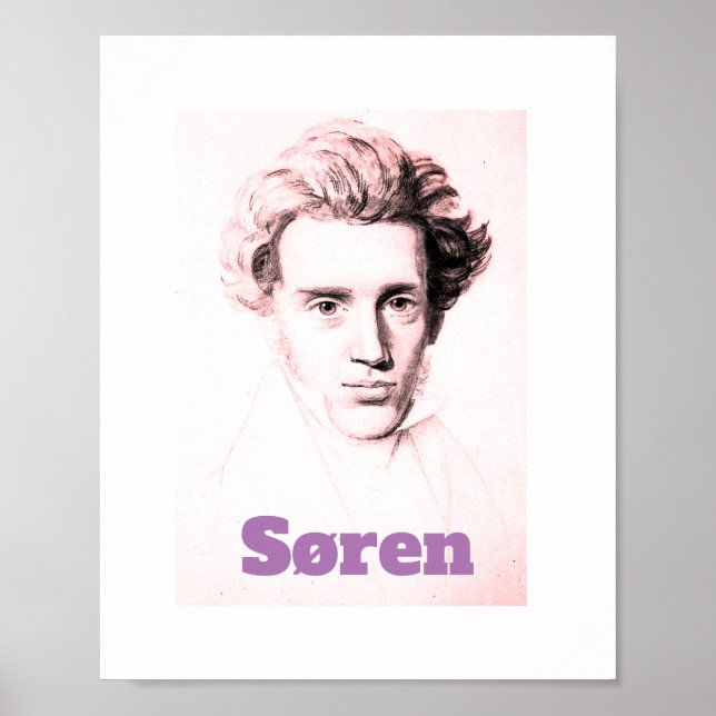 Søren Kierkegaard Poster (Front)