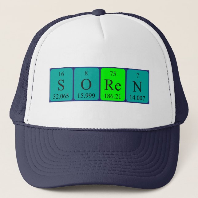 Sören periodic table name hat (Front)