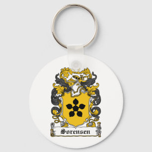 Sorensen Family Crest Key Ring