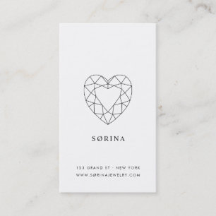 Sørina Jewellery Logo Amazonite Business Card