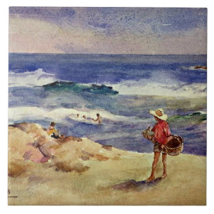 Sorolla - Boy on the Sand Tile